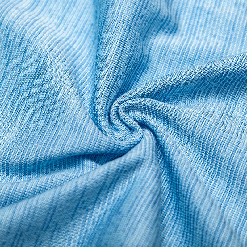 100% Poly CD Heather Jersey High elasticity on all sides